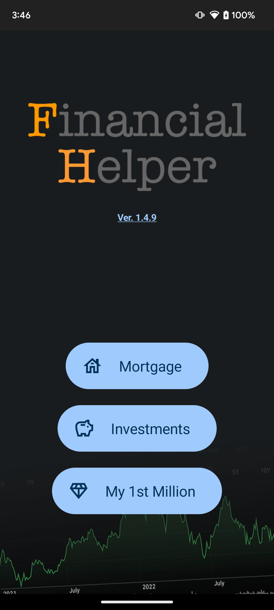 Home screen
